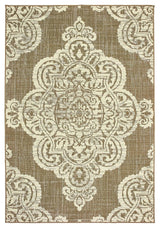 Marina 5929J, Tan/Ivory, 7'10"x7'10"