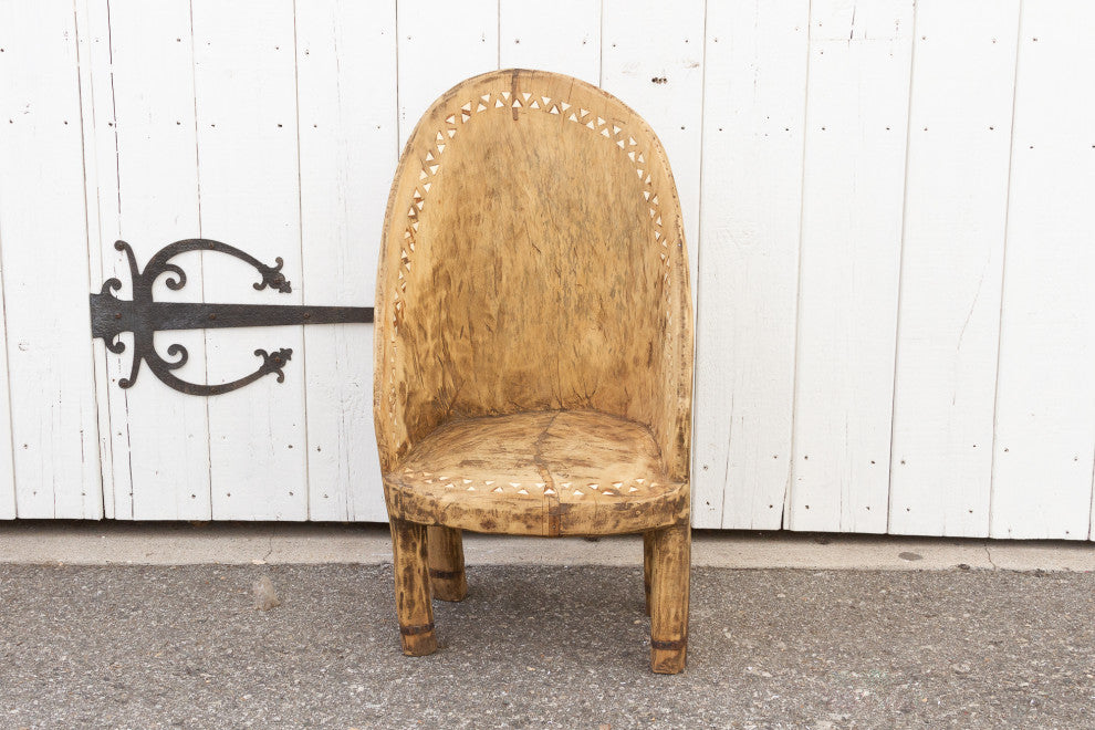 Farmhouse Bleached and Inlaid Naga Chair