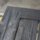 GDF Studio Ann Outdoor 69" Acacia Wood Dining Table, Sandblast Dark Gray Finish