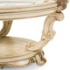 Platine de Royale Oval Cocktail Table - Champagne
