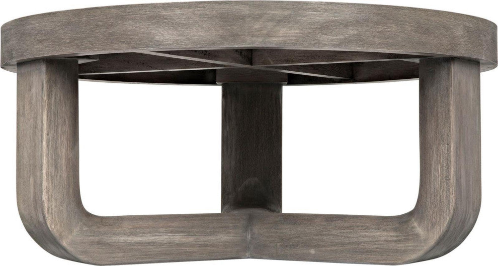 Joel Distressed Gray Mahogany Coffee Table