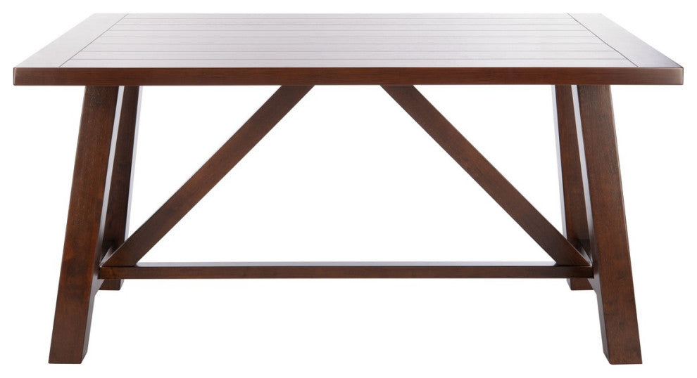 Safavieh Ainslee Rectangle Dining Table, Brown