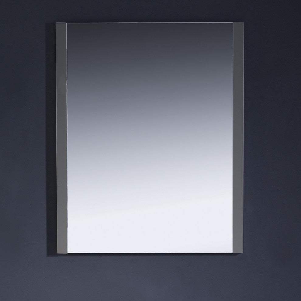Torino Mirror, Gray, 26"