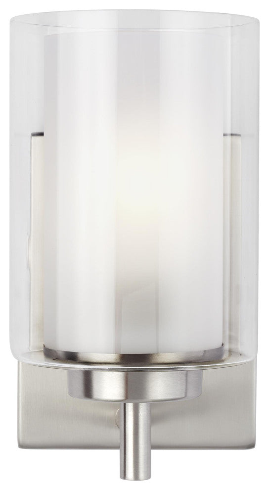 Elmwood Park 1-Light Wall/Bath Sconce, Brushed Nickel
