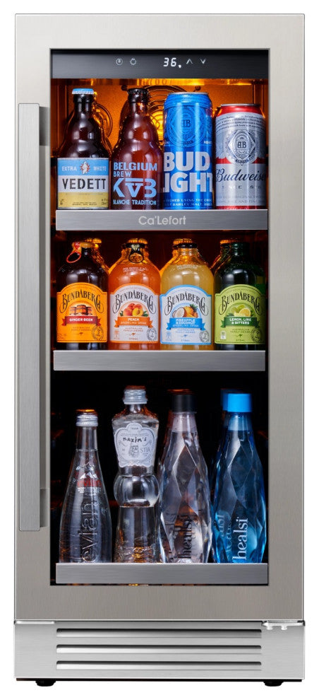 Ca''Lefort 15" 100 Cans  Beverage Refrigerator Built-In Soda Beer Drink Cooler