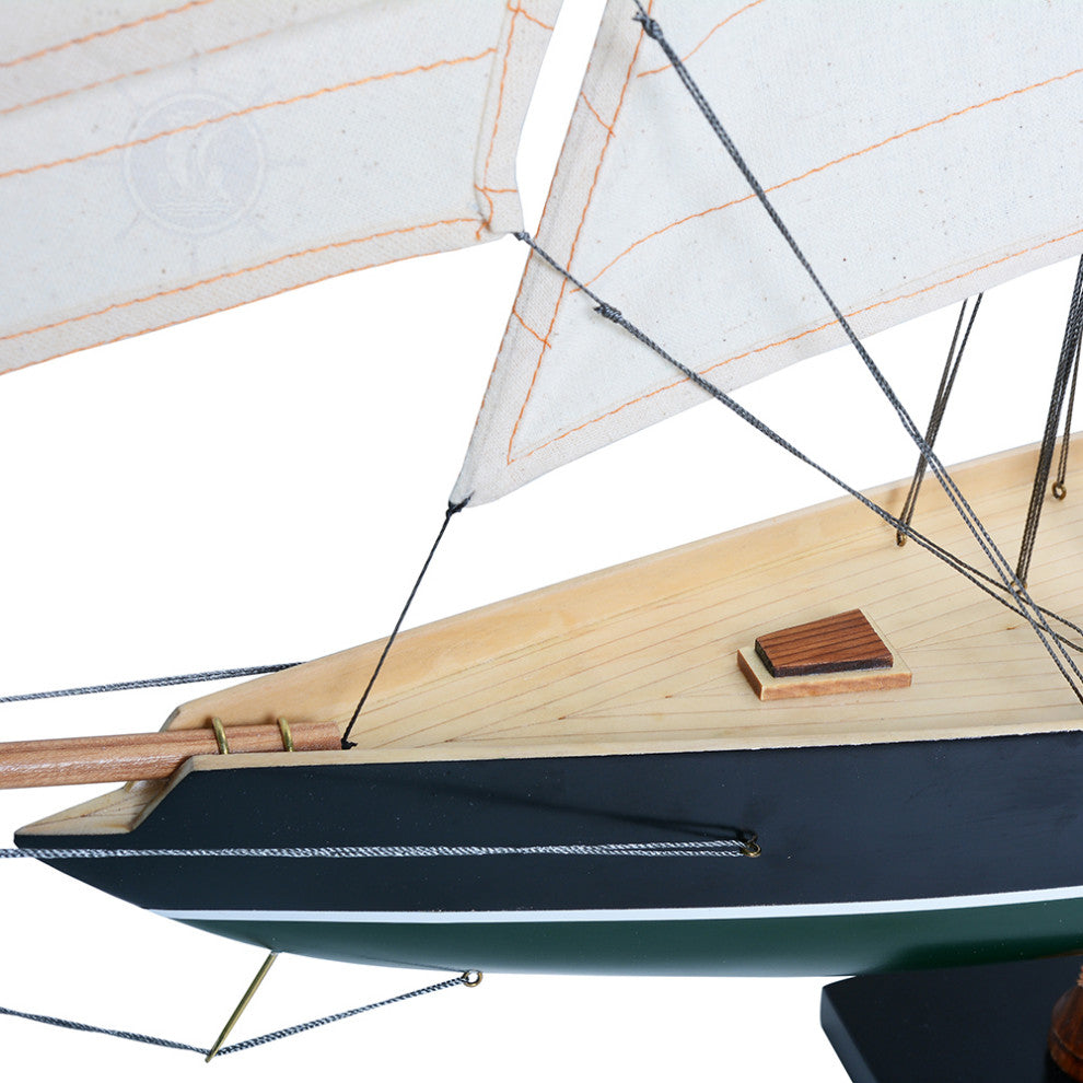 Pen Duick Painted Wooden model sailing boat