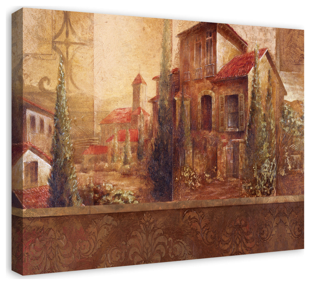 Tuscan Villa Montage 24"x30" Canvas Wall Art