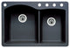 Blanco 440215-5 Diamond 33"x22" Granite Double Bowl Kitchen Sink, Anthracite