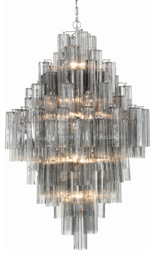 Crystorama Lighting Group ADD-319-SM Addis 20 Light 31"W Crystal - Polished