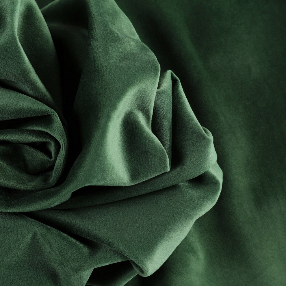 Eden Green Heritage Plush Velvet Swatch  Sample, 4W X 4L