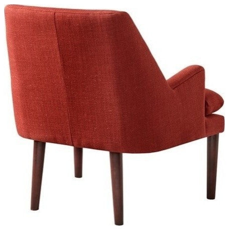 Madison Park Taylor Mid-Century Accent Chair, Red