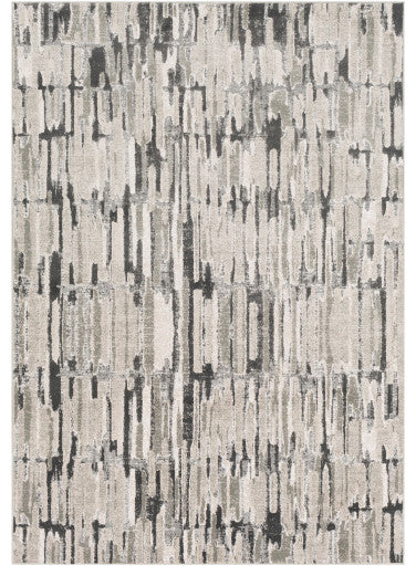 Surya Soleil SOI-2303 5'3"x7'3" Rug, Medium Gray/Taupe/Camel/Cream/White