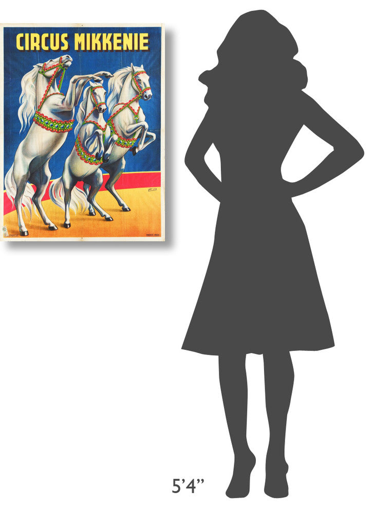 "Circus Mikkenie" Stretched Canvas Giclee by Hollywood Photo Archive, 23"x30"