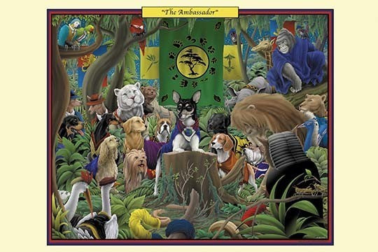 The Ambassador- Canvas Poster 20" x 30"