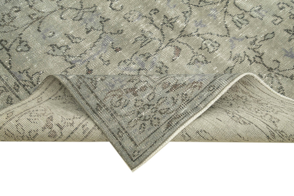 Rug N Carpet - Handmade Anatolian 6' 0" x 9' 1" Distressed Overdyed Area Rug