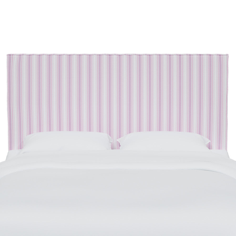 Rachel Ashwell Slipcover Headboard, Sc Brolly Stripe Pink, Full
