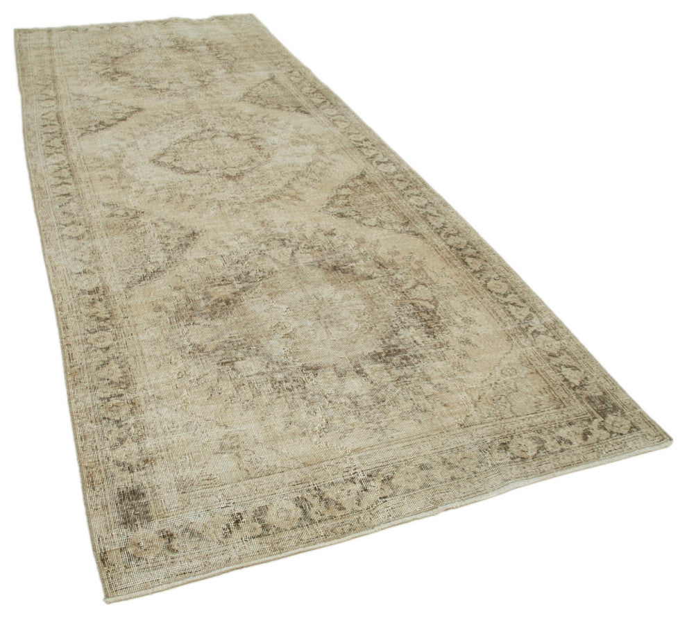 Rug N Carpet - Handwoven Turkish 4' 10" x 12' 7" Contemporary Runner Rug