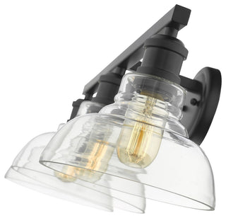 Golden Lighting 0305-BA3 Carver 3 Light 28"W Bathroom Vanity - Black