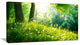 Beautiful Green Grass and Trees, Large Landscape Canvas Art Print, 32"x16"