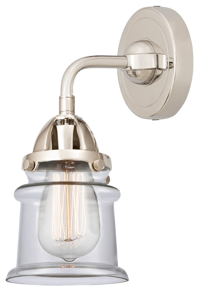 INNOVATIONS LIGHTING 288-1W-PN-G182S Small Canton 1 Light 5.25 inch Sconce