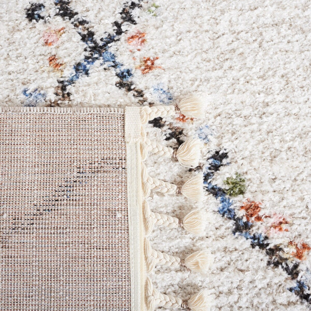 Safavieh Chapel Collection CHP400A Rug, Ivory/Black, 2'2"x8'