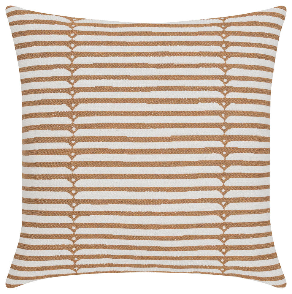 Sincerity Caramel Indoor/Outdoor Performance Pillow, 20"x20"