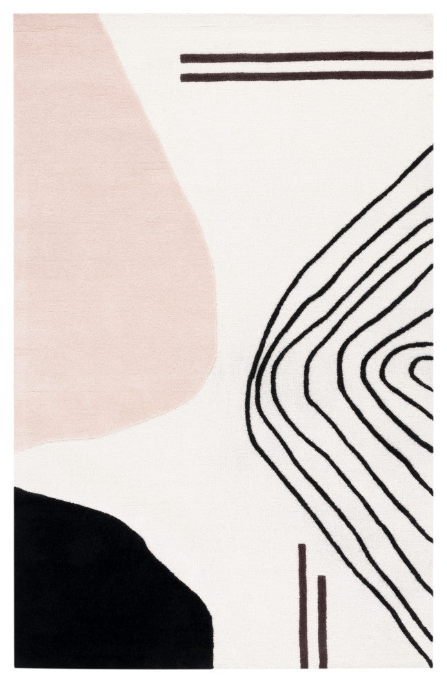 Safavieh Rodeo Drive Collection RD860U Rug, Ivory/Blush, 5' X 8'