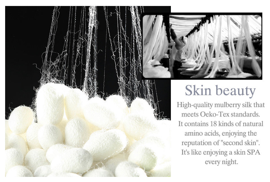 22MM 4PCS Mulberry Silk Bedding Set, Black, Twin