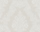 Elegance2, Modern Accent Block Stripes Baroque White Wallpaper Sample