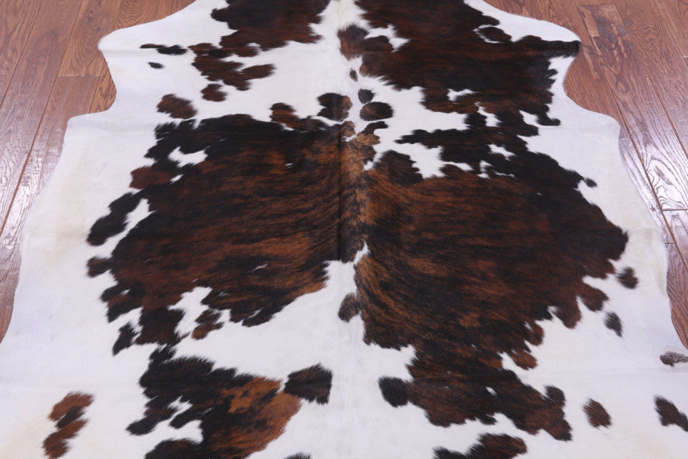 6' 7" X 6' 1" Natural Cowhide Rug C2263