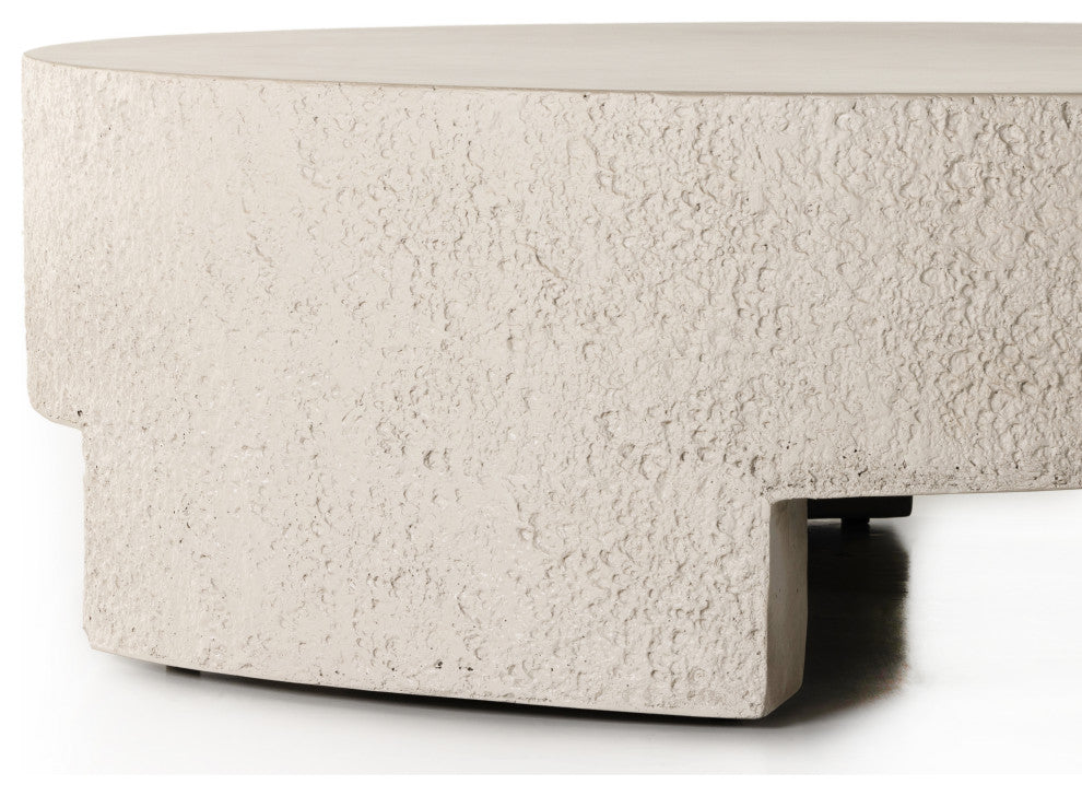 Kember Outdoor Coffee Table-Blanc White