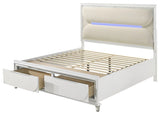 Acme Tarian Queen Bed With LED & Storage