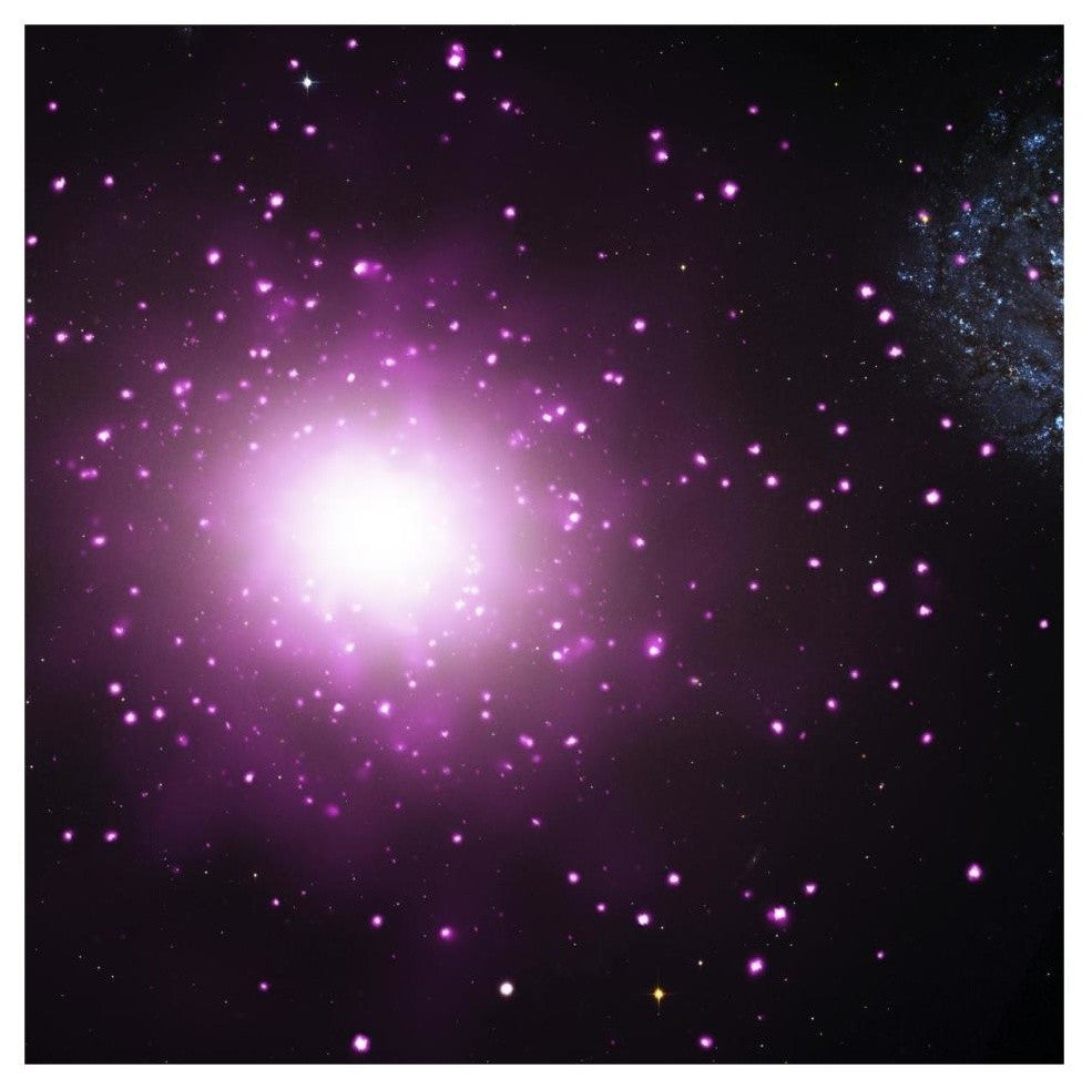 "M60-UCD1 - Ultra-Compact Dwarf Galaxy" Digital Paper Print by NASA, 32"x32"
