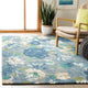 Safavieh Soho Soh849A Floral Rug, Blue/Multi, 5'0" X 8'0"
