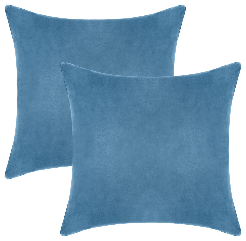 A1HC Throw Pillow Insert, Down Alternative Fill, Set of 2, Navy Blue, 20"x20"