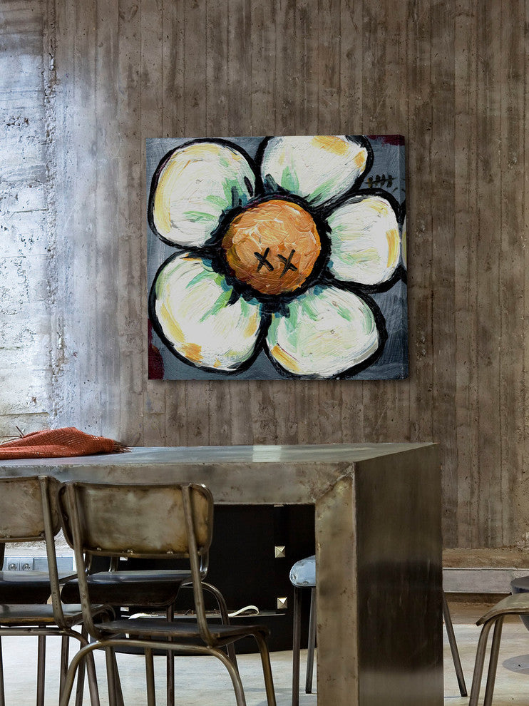 "XX Flower" Painting Print on Canvas by Tori Campisi