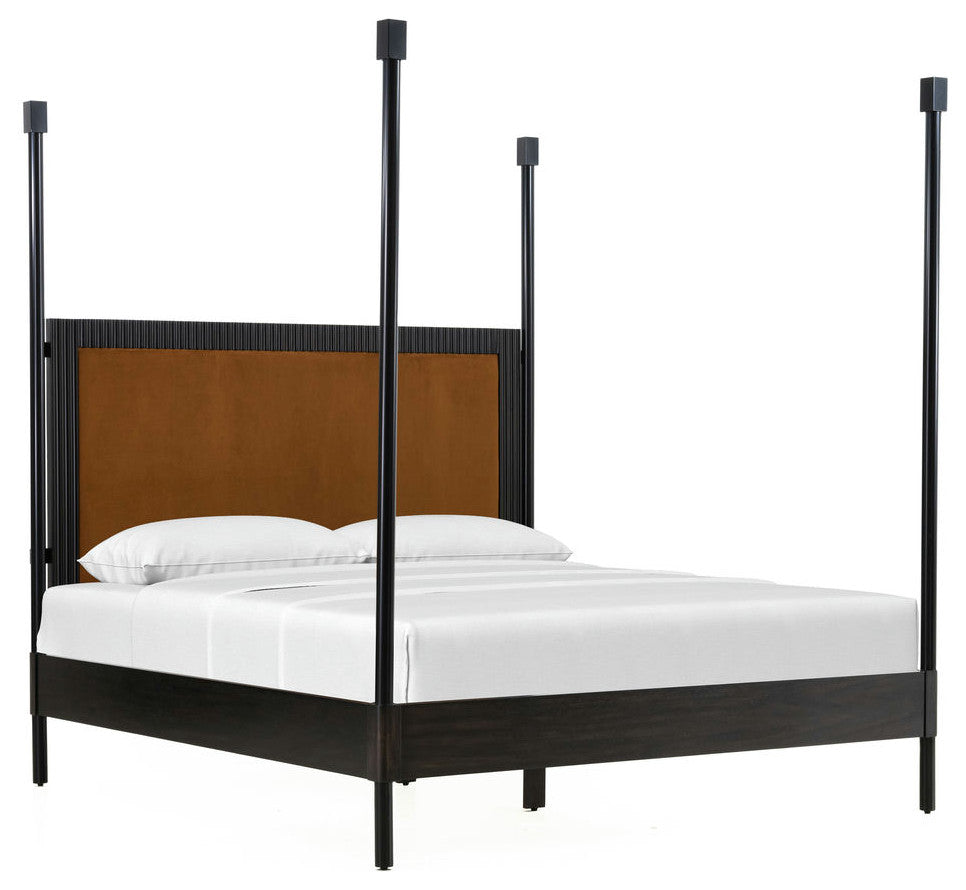 TOV Furniture Ava Four-Poster Bed in King