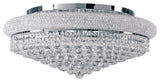 Artistry Lighting Primo Collection Chandelier Flush Mount 20x10, Chrome