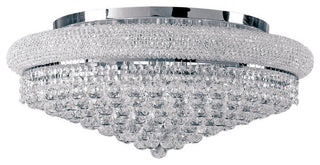 Artistry Lighting Primo Collection Chandelier Flush Mount 20x10, Chrome