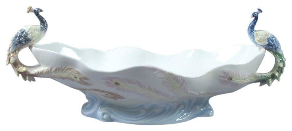 Twin Peacocks Tray
