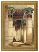 "Egyptian Grand Portico" Stretched Canvas Replica, 17"x21"