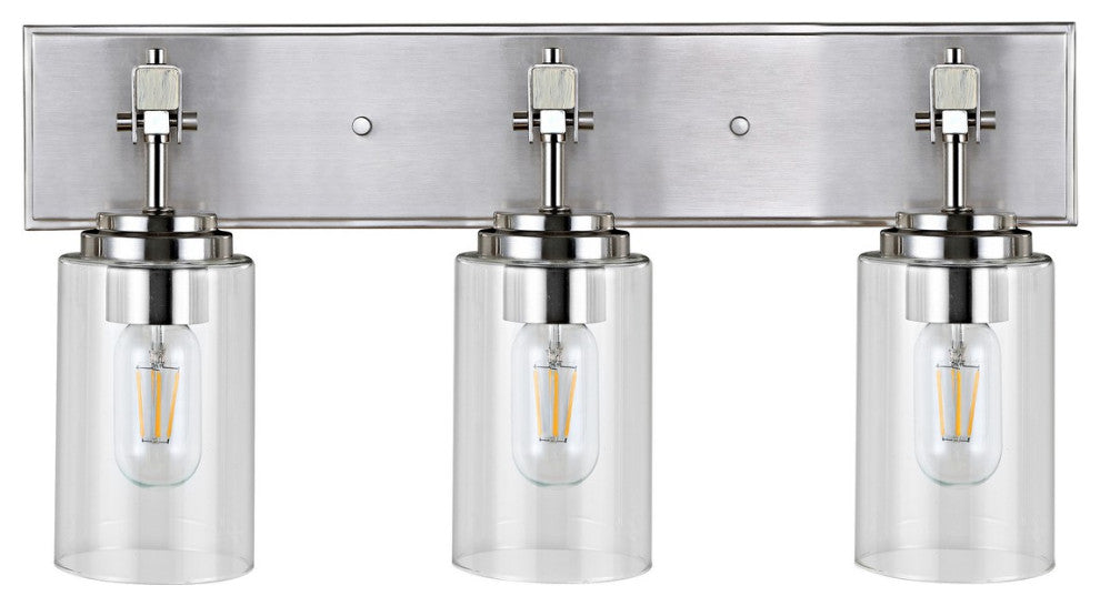 Safavieh Warley Wall Sconce Nickel/Clear
