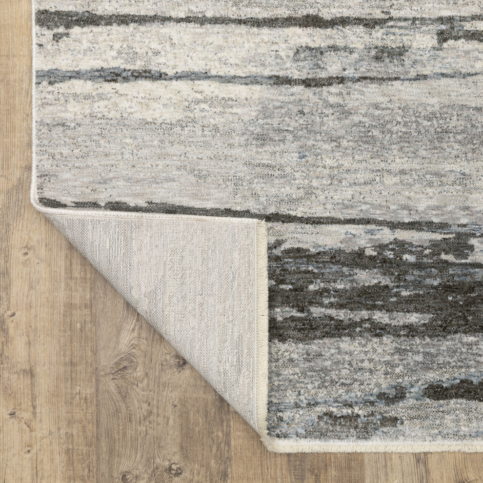 Harlan Modern Elemental Polyester Area Rug 9'10" x 12'10"