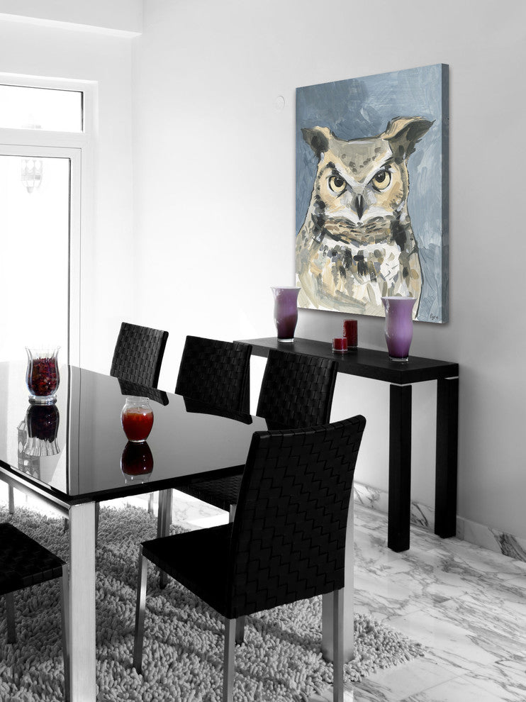 "What a Hoot" Painting Print on Wrapped Canvas, 24"x36"