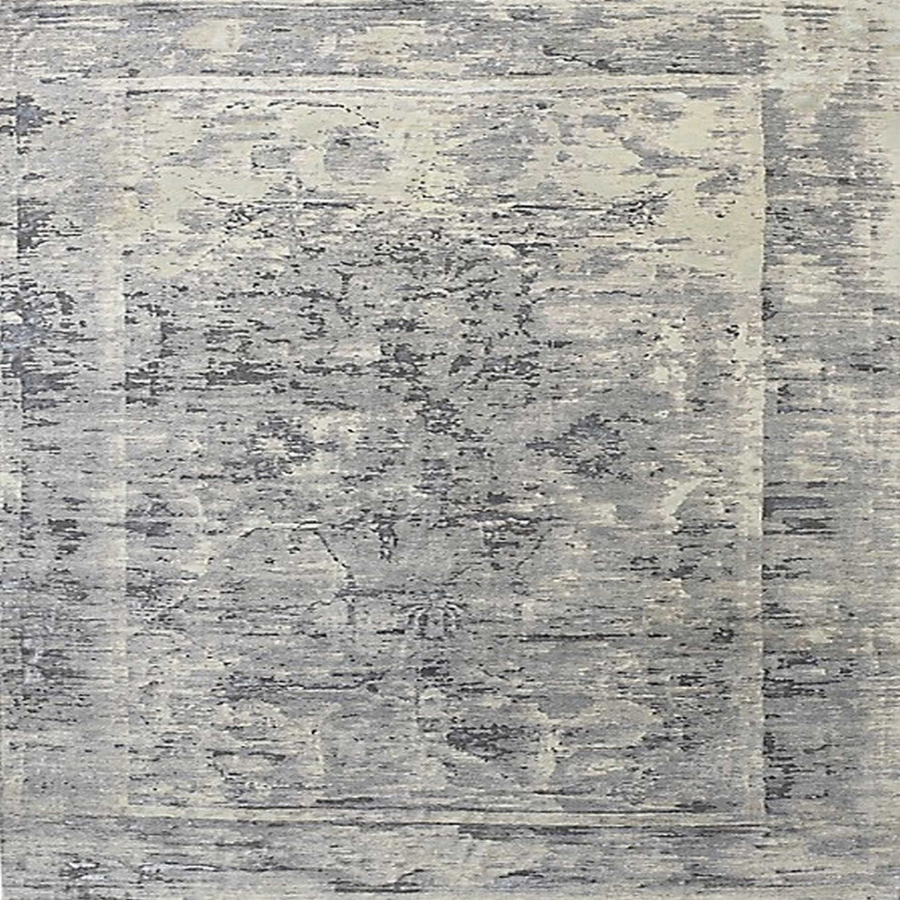 Ahgly Company Indoor Square Mid-Century Modern Area Rugs, 3' Square