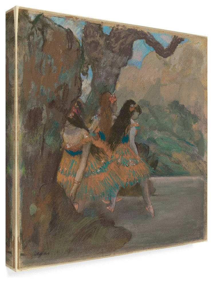 Edgar Degas 'The Ballet Dancers' Canvas Art, 24"x24"