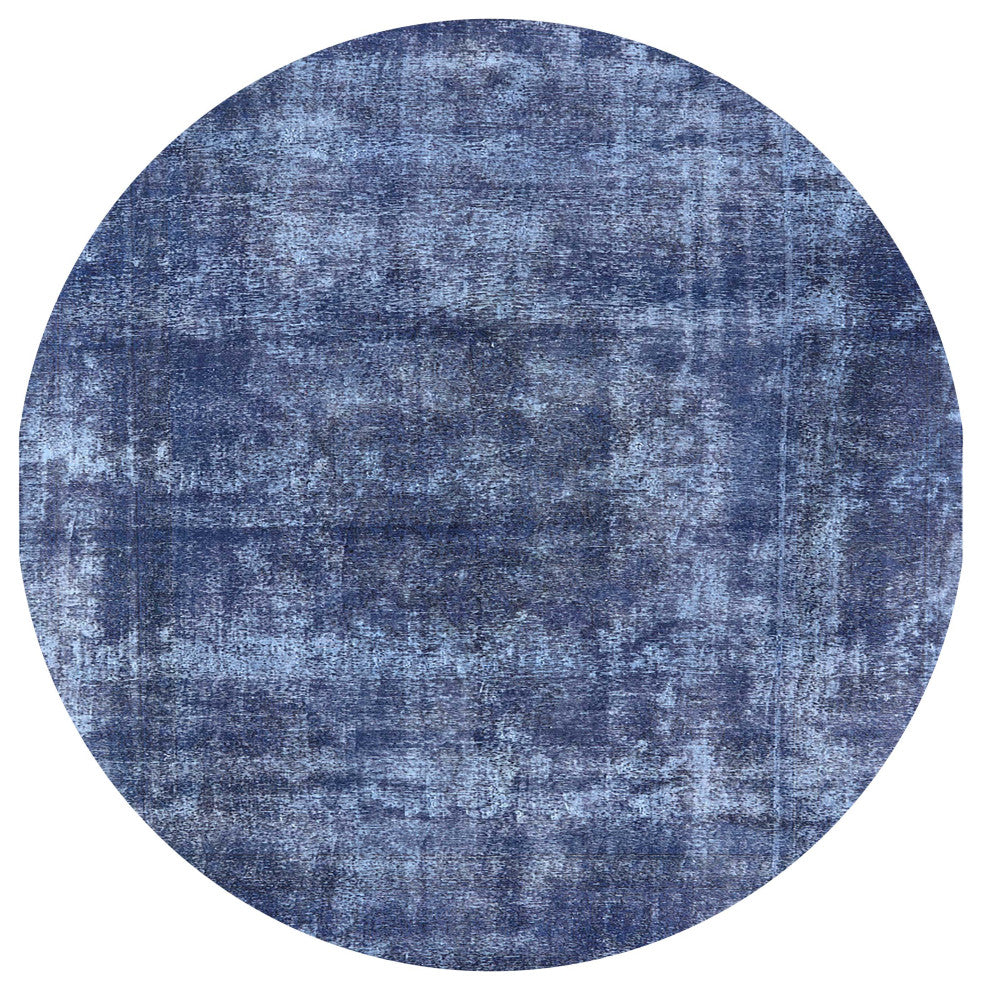 Ahgly Company Indoor Round Mid-Century Modern Area Rugs, 3' Round