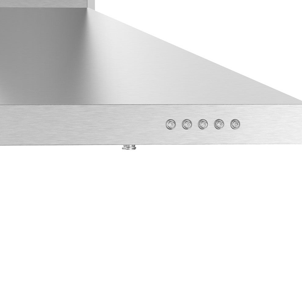 Streamline 36" Gaiola Ducted Wall Mount Range Hood, Stainless Steel