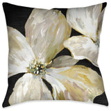 Laural Home Chic Bloom l 18" X 18" Indoor Decorative Pillow