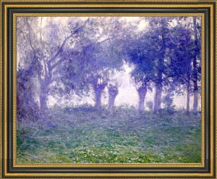 Guy Orlando Rose Morning Mist Framed Premium Canvas Print, 20"x25"